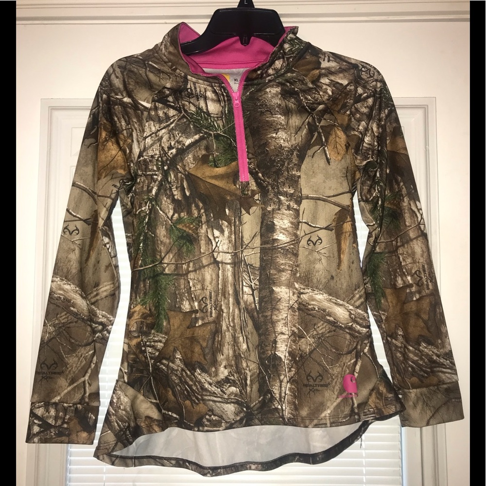 Girls Camo pullover